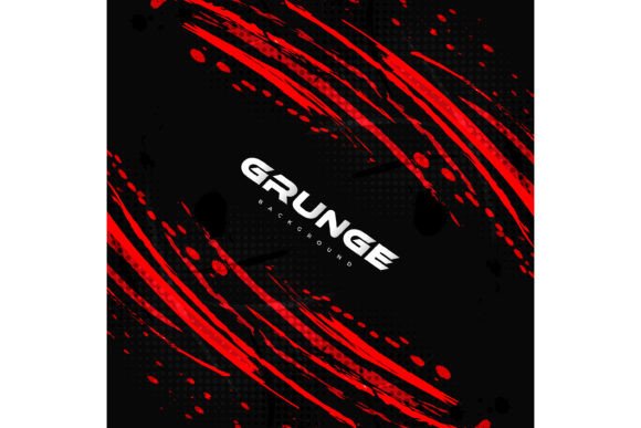 Download Abstract Red and Black Brush Background - Red and black Collection