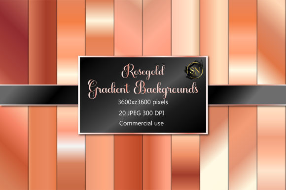 Download Rose Gold Gradients, Digital Paper, Rose - Rose gold Collection