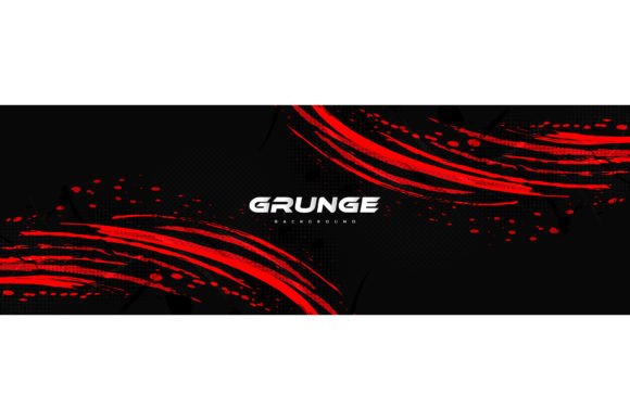 Download Abstract Red and Black Brush Background - Premium Resources