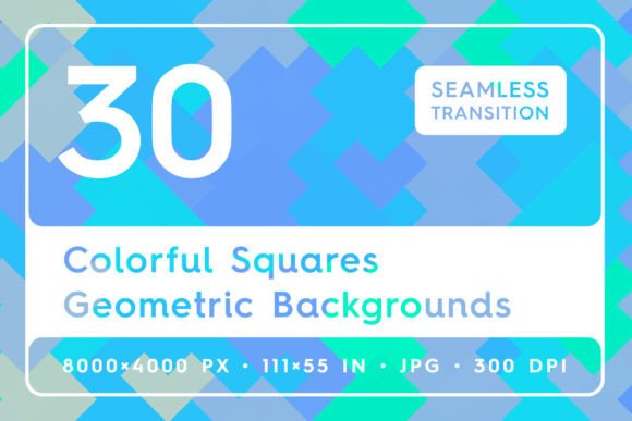 Download 30 Colorful Squares Geometric Background - Geometric background Collection