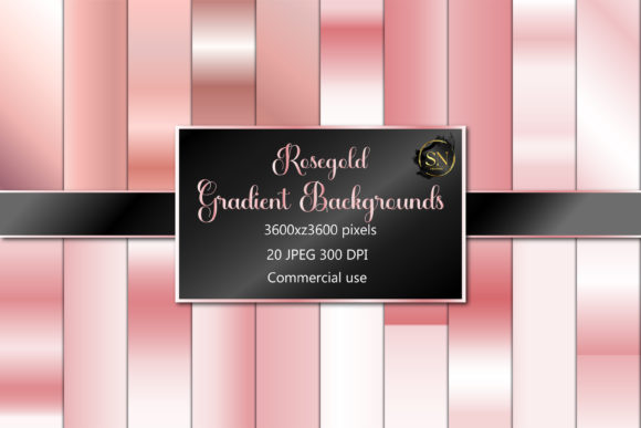 Download Rose Gold Gradients, Digital Paper, Rose - Rose gold Collection