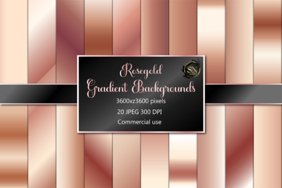 Download Rose Gold Gradients, Digital Paper, Rose - Rose gold Collection