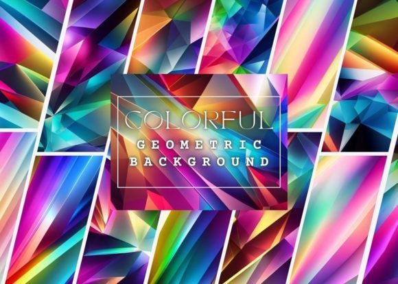 Download 14 Colorful Geometric Backgrounds - Geometric background Collection