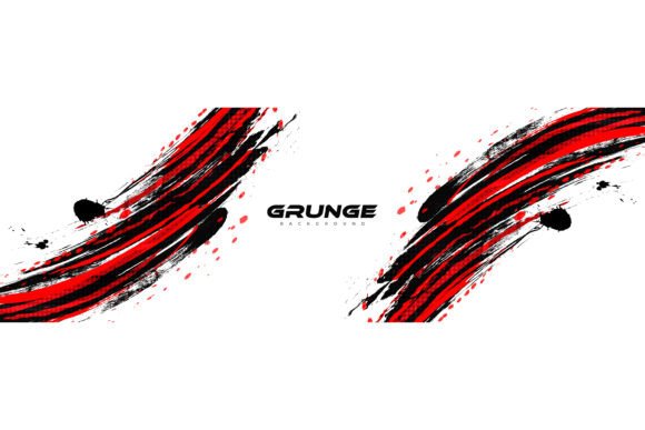 Download Abstract Red and Black Brush Background - Premium Resources