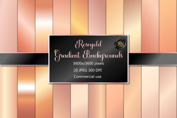Download Rose Gold Gradients, Digital Paper, Rose - Rose gold Collection