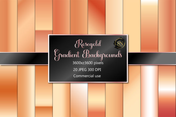Download Rose Gold Gradients, Digital Paper, Rose - Rose gold Collection