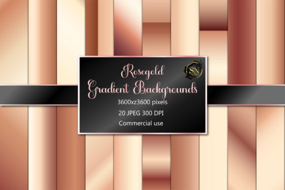 Download Rose Gold Gradients, Digital Paper, Rose - Rose gold Collection