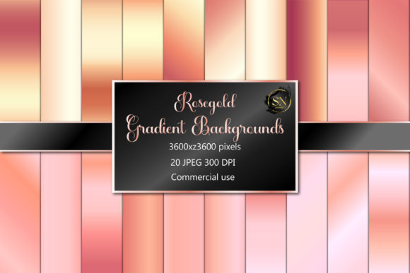 Download Rose Gold Gradients, Digital Paper, Rose - Rose gold Collection