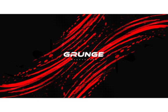 Download Abstract Red and Black Brush Background - Premium Resources