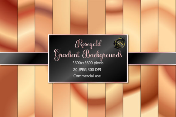 Download Rose Gold Gradients, Digital Paper, Rose - Rose gold Collection